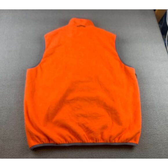 NFL Apparel Men's Large Orange Gray Trim Broncos Vest Warm Fan Horse - Picture 2 of 10
